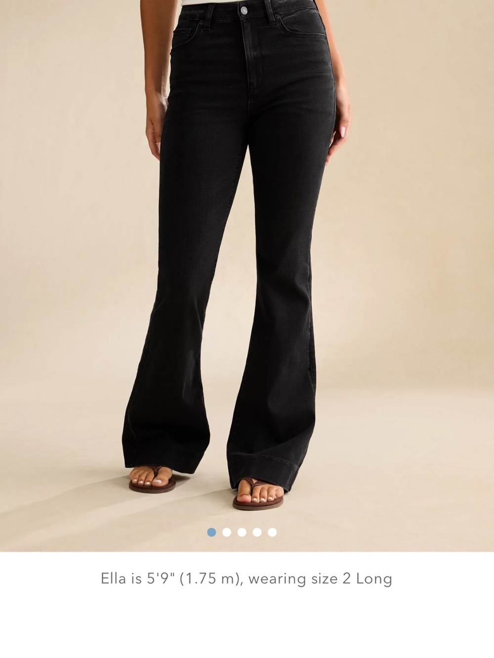 Highest Rise Black Flare Jeans - Women's